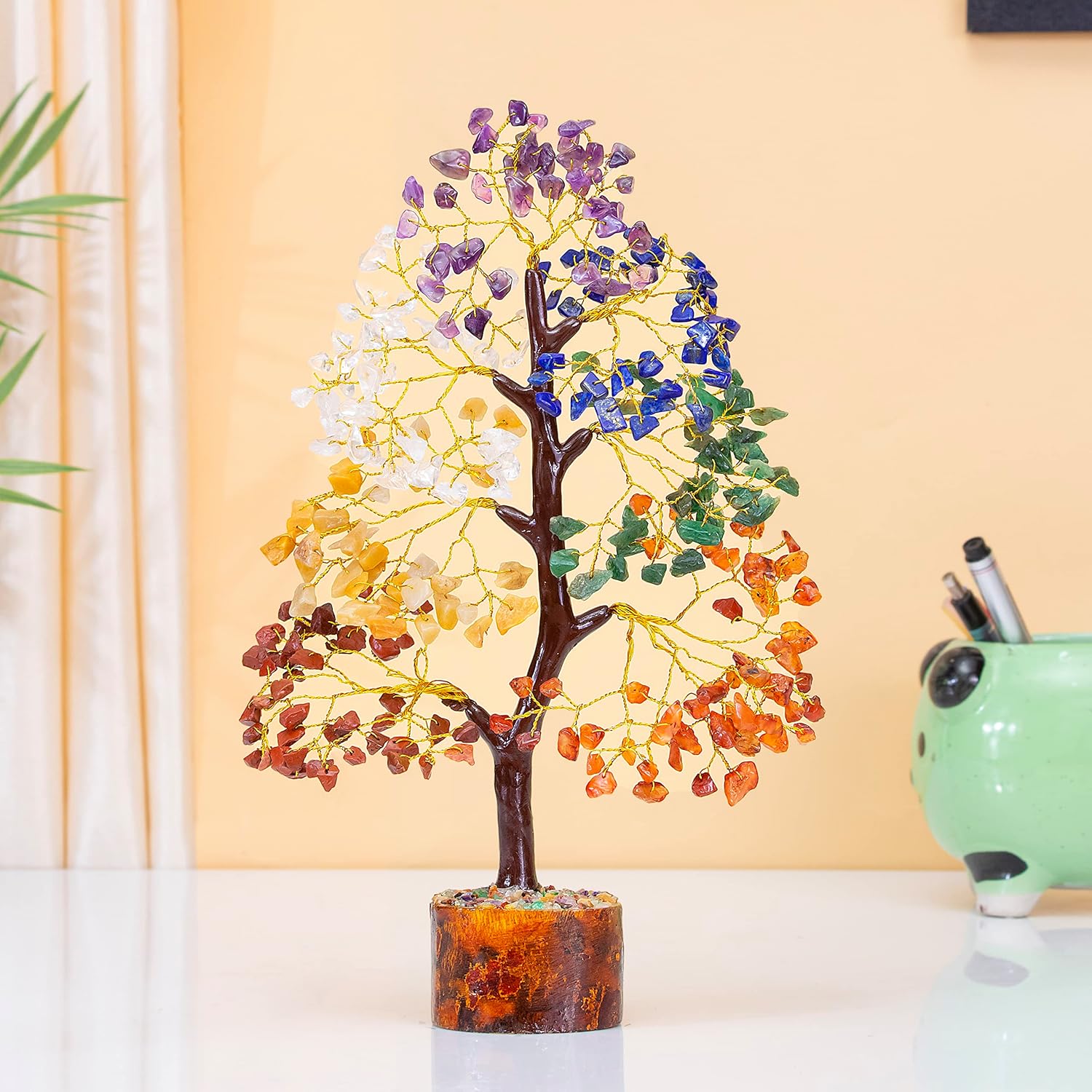 Chakra 100% Copper outlets Genuine Gemstones Bonsai Tree