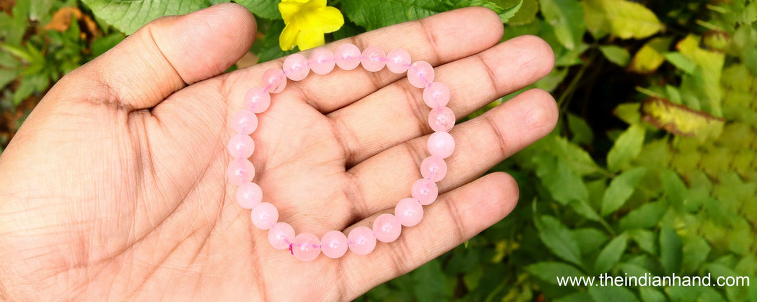 Rose quartz bracelet