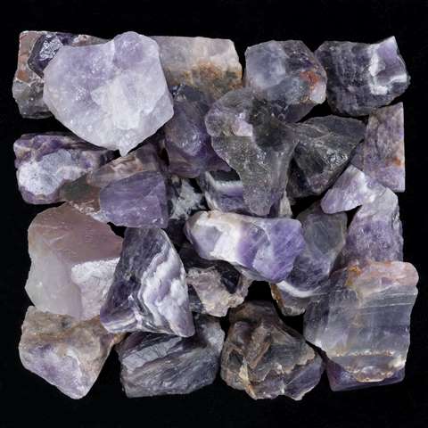 Amethyst Rough/Raw Natural Crystal for Tumbling Chakra Balancing - TheIndianHand
