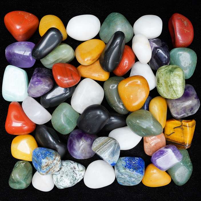 Mixed Assorted Tumbled Stones - TheIndianHand