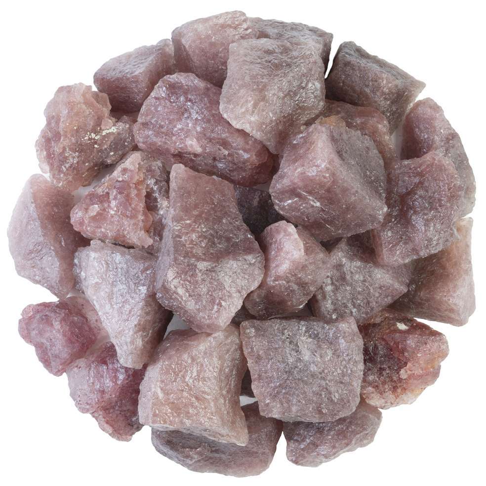 Cherry Strawberry Rough/Raw Crystal for Tumbling Chakra Balancing - TheIndianHand