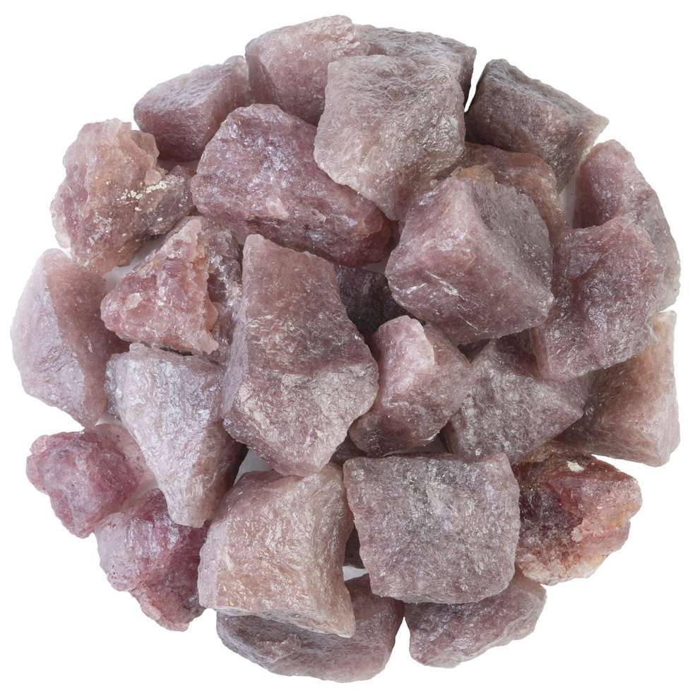 Cherry Strawberry Rough/Raw Crystal for Tumbling Chakra Balancing - TheIndianHand 