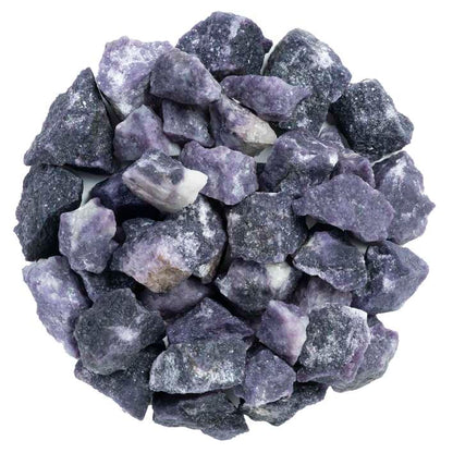 Lepidolite Rough/Raw Crystal for Tumbling Chakra Balancing - TheIndianHand