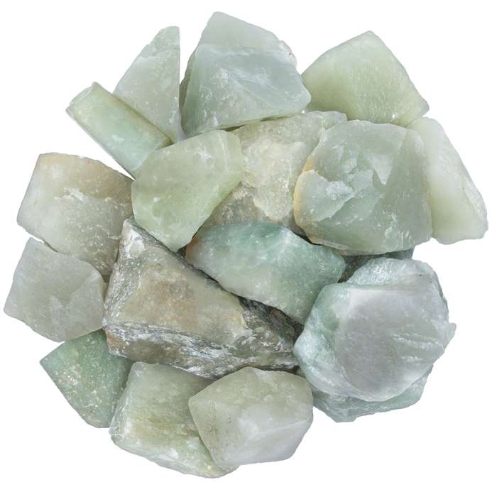 Green Jade Rough/Raw Natural Crystal for Tumbling Chakra Balancing - TheIndianHand