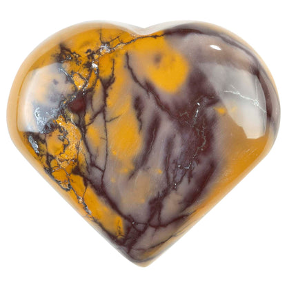 Mookaite Jasper Crystal Heart Shape Stone - TheIndianHand
