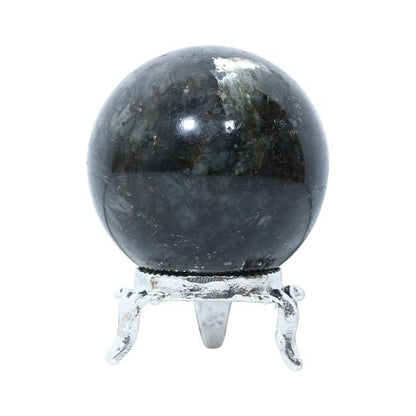 Larvikite Crystal Sphere Ball (50mm) - Inner Strength