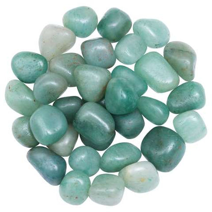 Green Jade tumbled stones - TheIndianHand