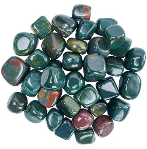 Bloodstone Tumbled Stones - TheIndianHand