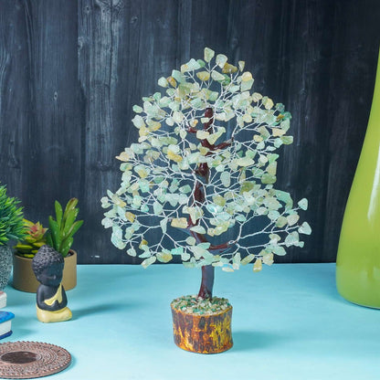 Green Jade Crystal Tree