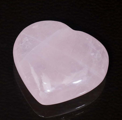 Rose Quartz Heart - TheIndianHand