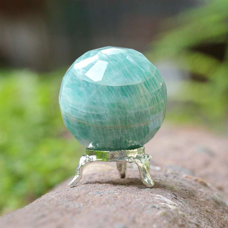 Amazonite Crystal Sphere Ball (60mm) - Calm and Clarity