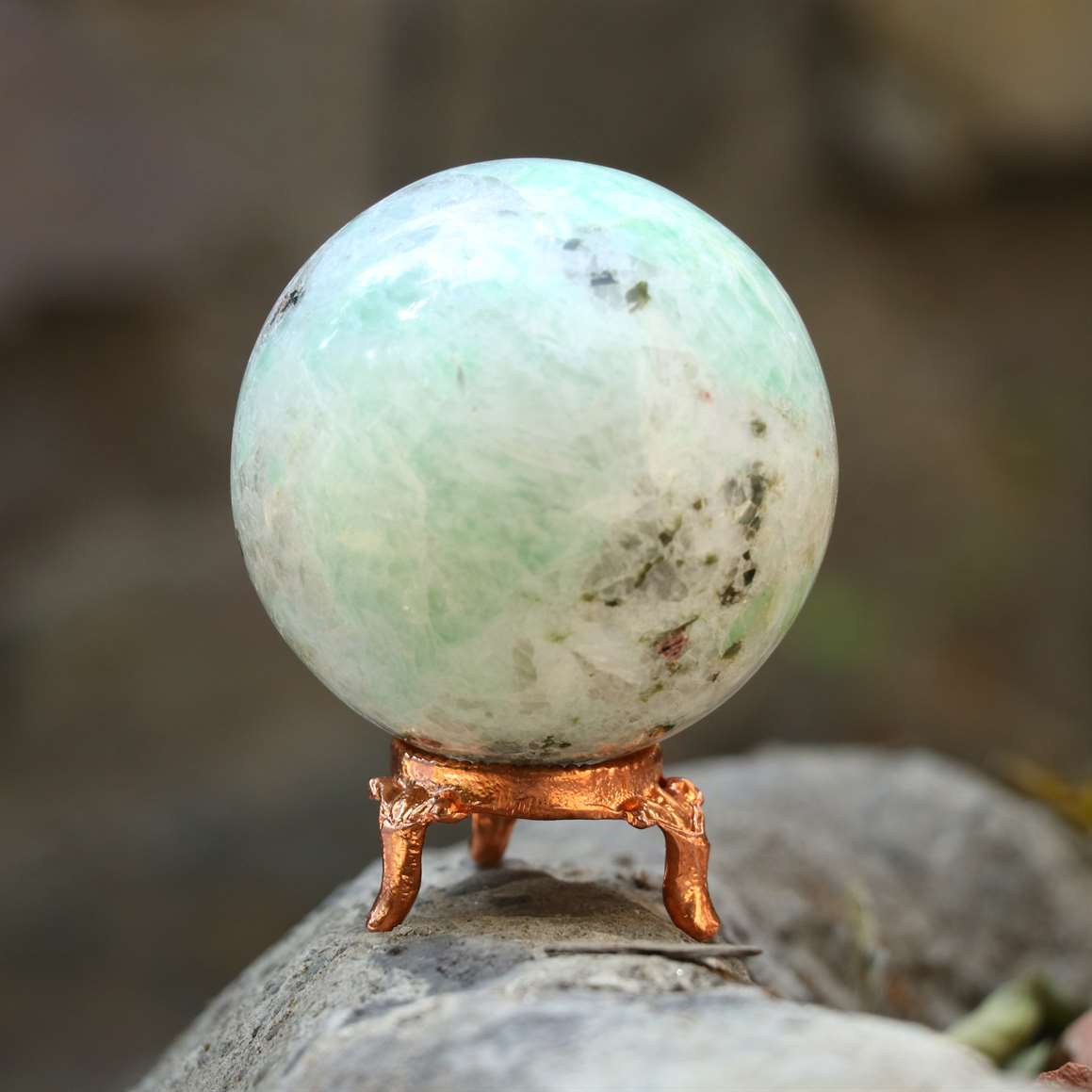 Amazonite Crystal Sphere Ball (60mm) - Calm and Clarity