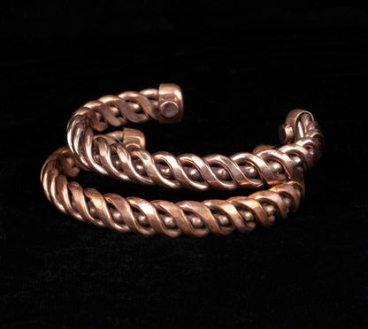 Copper Bracelet Set - Exclusive Copper Bracelets - Set of 2