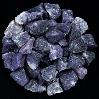 Lepidolite Rough/Raw Crystal for Tumbling Chakra Balancing - TheIndianHand