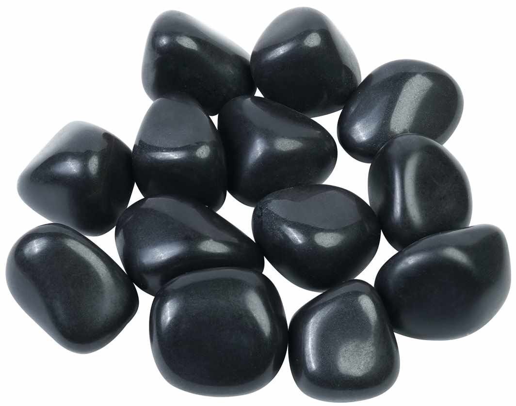 Black Tourmaline Tumbled Stones - TheIndianHand
