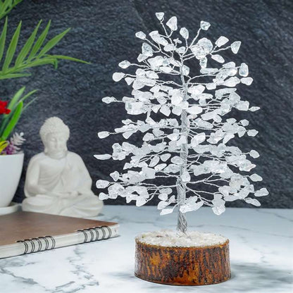 Clear Quartz Crystal Tree of Life