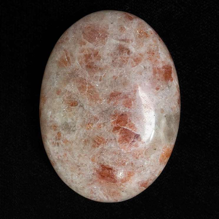 Sunstone Crystal Palmstone (Boost Vitality, Enhance Creativity) - TheIndianHand