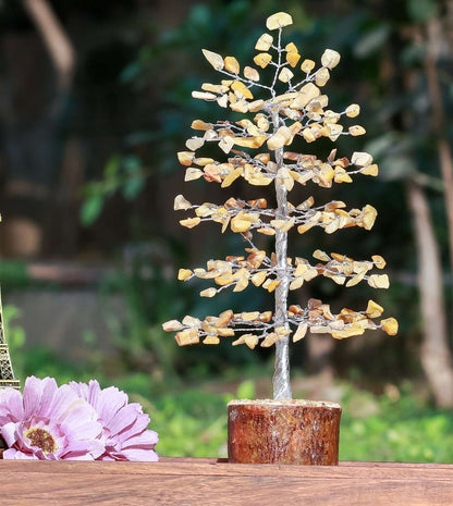 Yellow Aventurine Gemstone Tree of Life