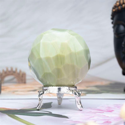 Serpentine Crystal Sphere Ball (50mm) - Kundalini Activation