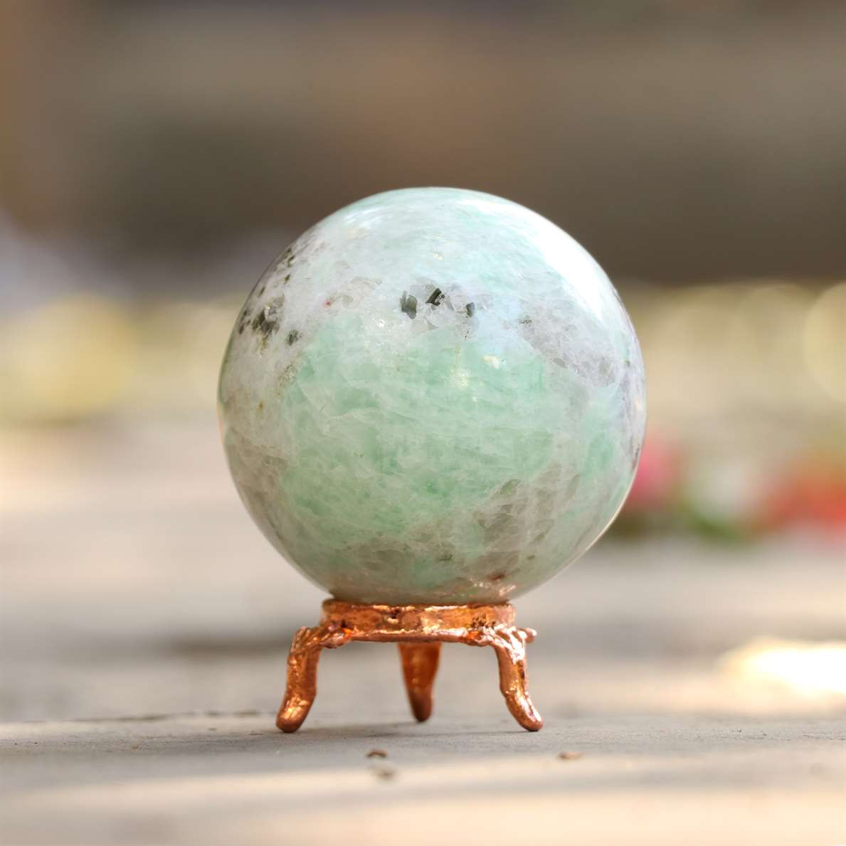 Amazonite Crystal Sphere Ball (60mm) - Calm and Clarity