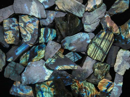 Labradorite Polished Slice Natural Crystal for Chakra Balancing - TheIndianHand