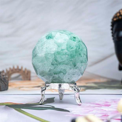 Green Jade Crystal Sphere Ball (50mm) - Harmony and Prosperity