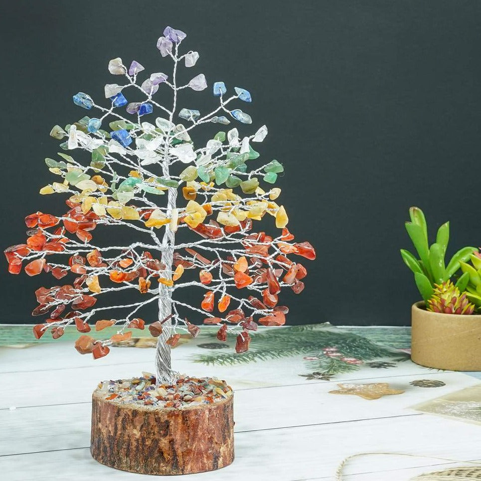 Seven Chakra Tree of Life - Crystal Tree