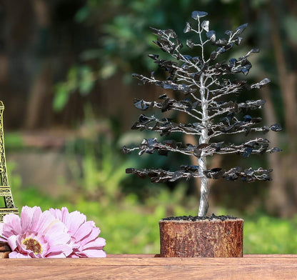 Black Agate Gemstone Tree of Life