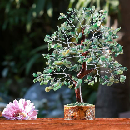 Green Aventurine Gemstone Tree