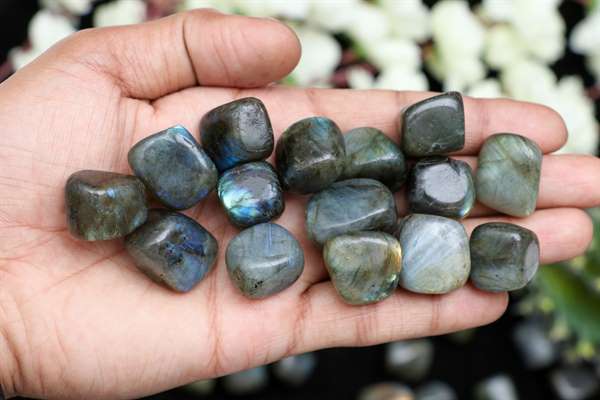 Labradorite Tumbled Stones - TheIndianHand