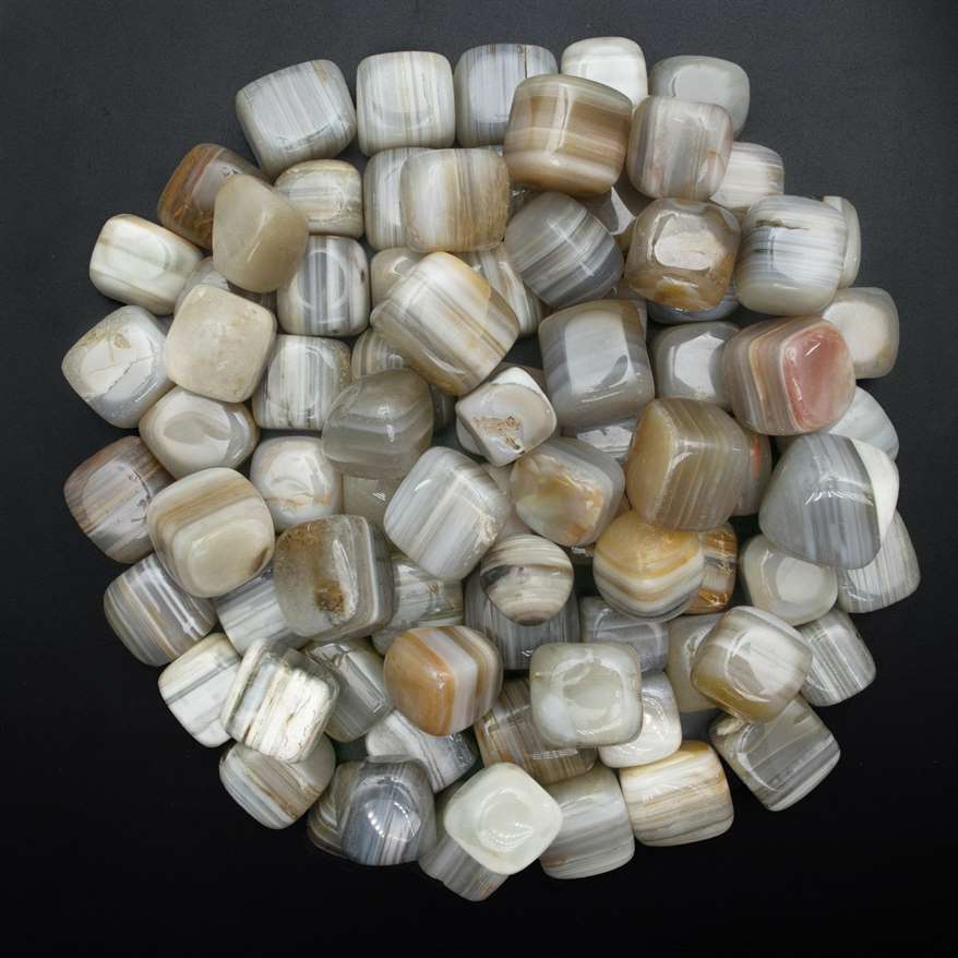 Botswana agate Tumbled Stones