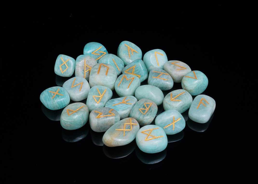 Amazonite Rune Stones Sets for Beginners