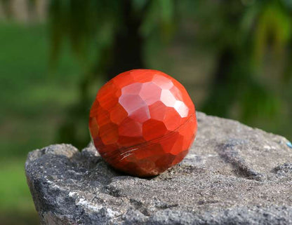 Red Jasper Crystal Sphere Ball (55mm) - Grounding and Vitality