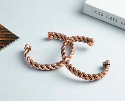 Copper Bracelet Set - Exclusive Copper Bracelets - Set of 2