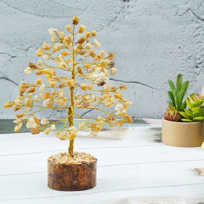 Yellow Aventurine Crystal Tree of Life