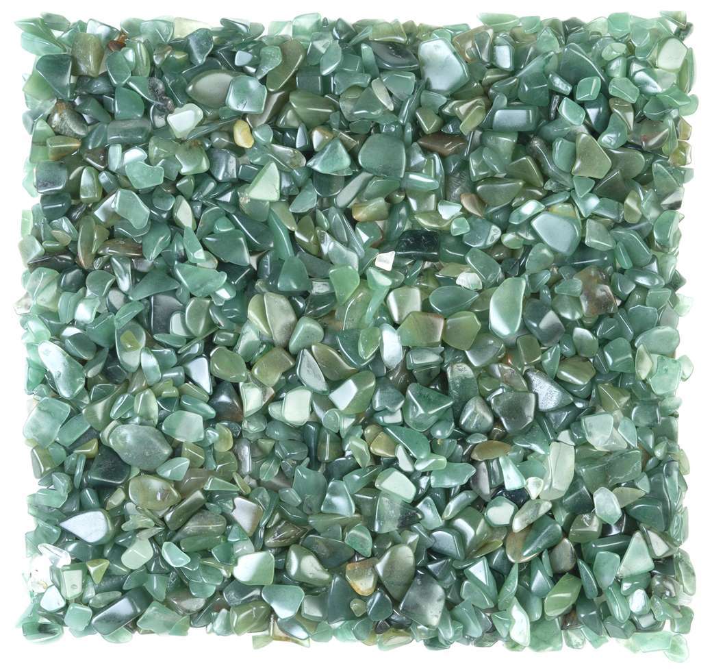 Green Aventurine Crystal Chips Stone - TheIndianHand