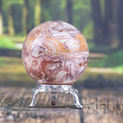 Rosita Jasper Crystal Sphere Ball (45mm) - Emotional Balance