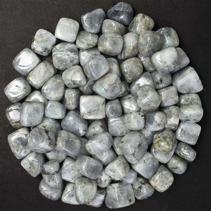 Purple Labradorite Tumbled Stones - TheIndianHand 