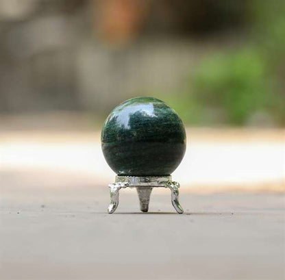 Green Aventurine Crystal Sphere Ball (35mm) - Luck and Prosperity