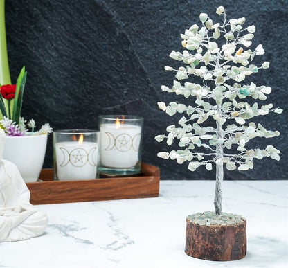 Green Jade Crystal Tree of Life