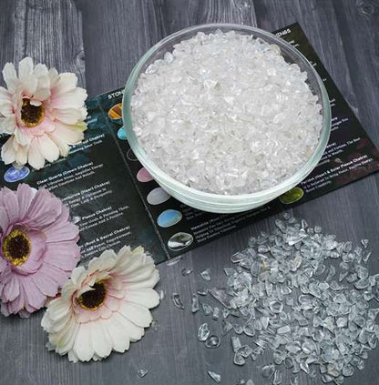 Clear Quartz Crystal Chips Stone - TheIndianHand