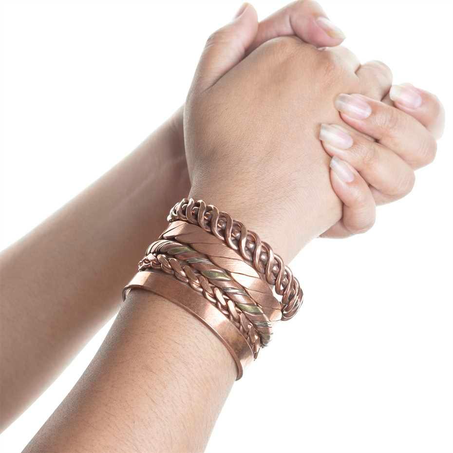 Copper Bracelet Set - Exclusive Copper Bracelets - Set of 5