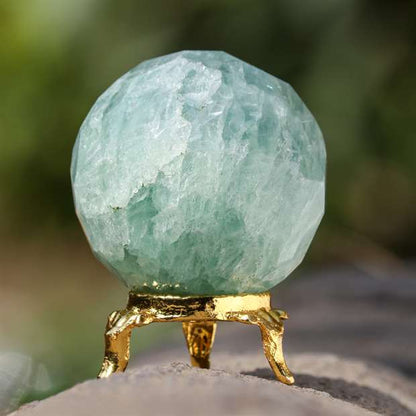 Green Jade Crystal Sphere Ball (50mm) - Harmony and Prosperity