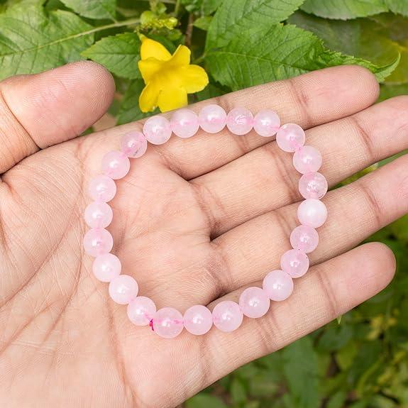 Rose Quartz Crystal Bracelet - TheIndianHand 