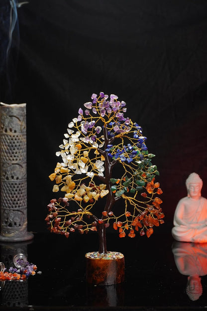 Seven Chakra Crystal Tree of life