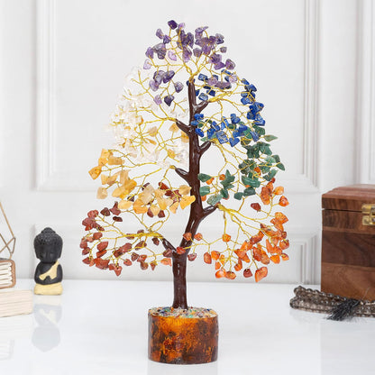 Seven Chakra Crystal Tree of life