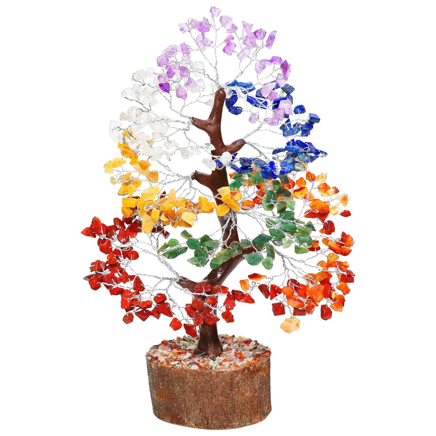 Seven Chakra Crystal Tree of life - TheIndianHand 