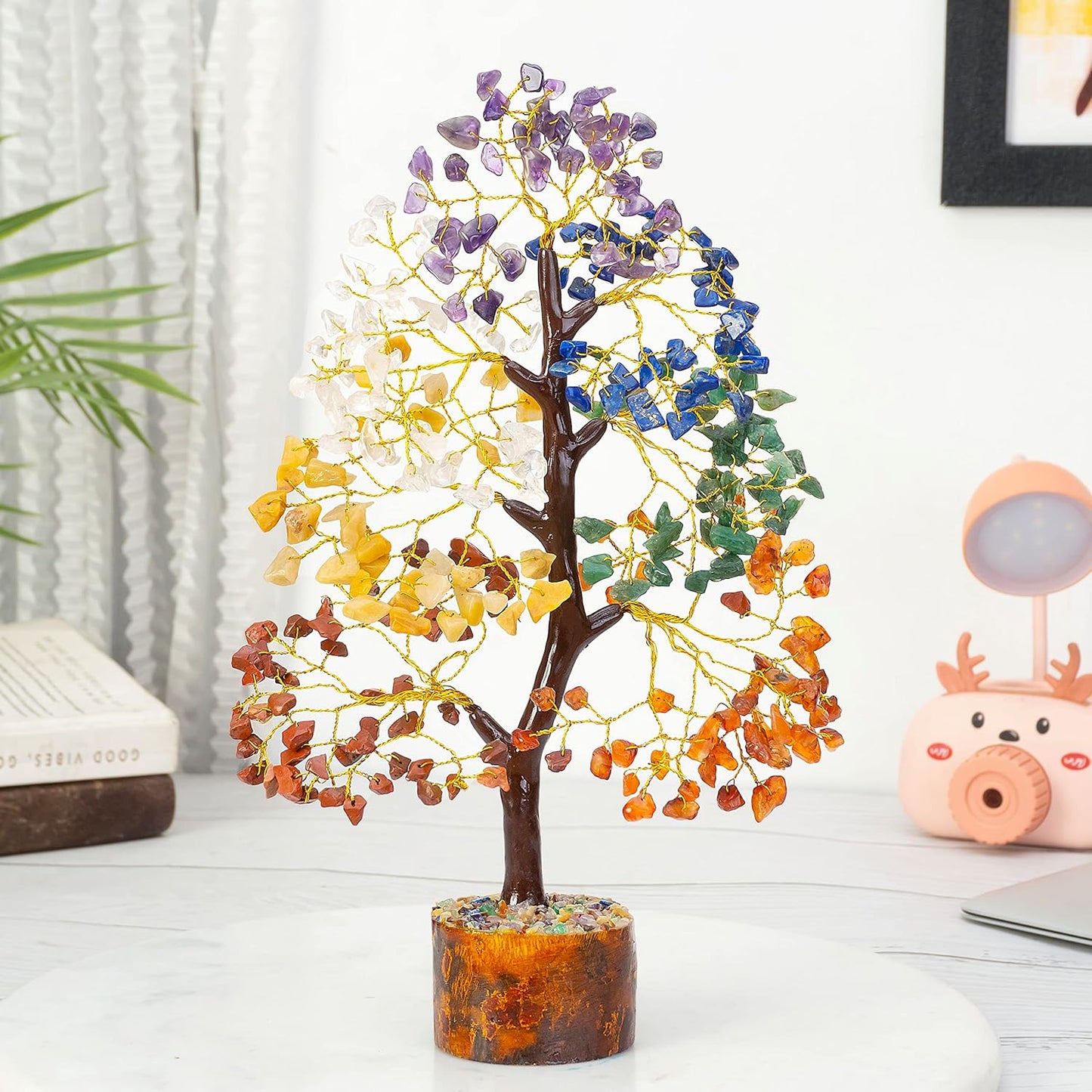 Seven Chakra Crystal Tree of life