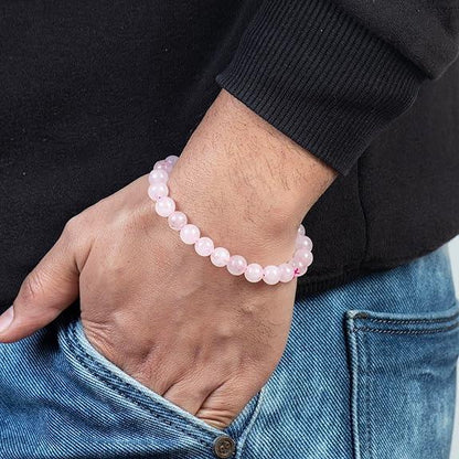 Rose Quartz Crystal Bracelet