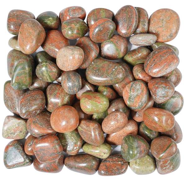 Unakite Tumbled Stones - TheIndianHand